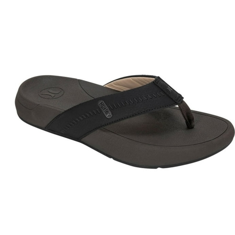 (6)Hurley Mens Wave  Flip Flop Sandals